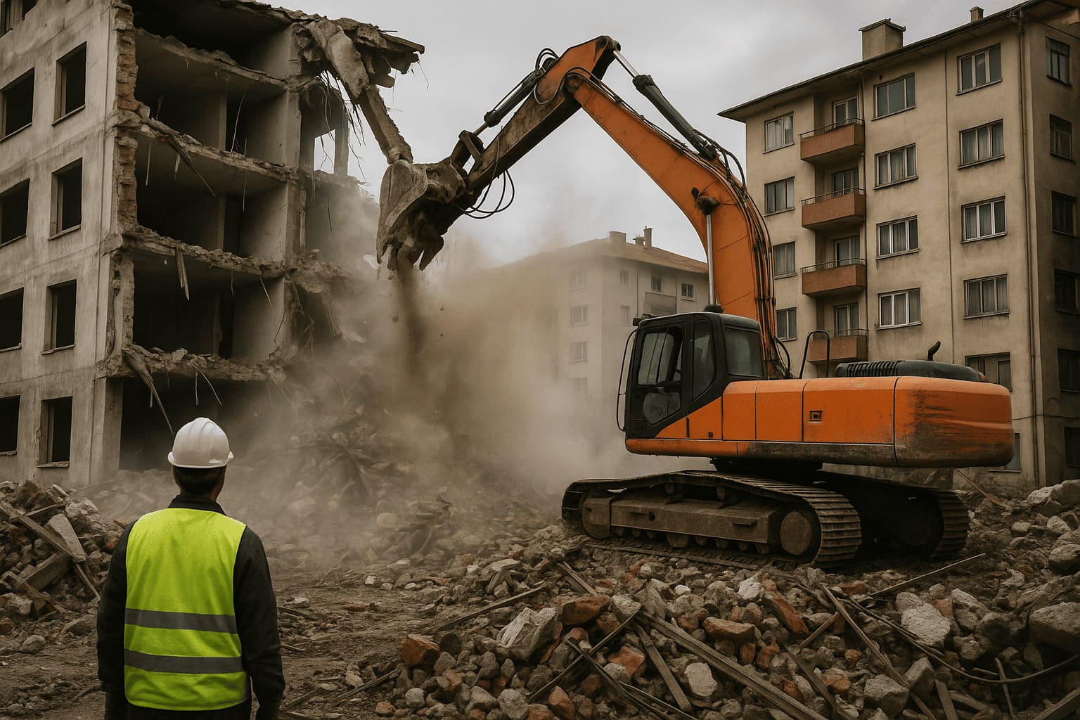 Yıkım sürecinde yaşanan zorluklar